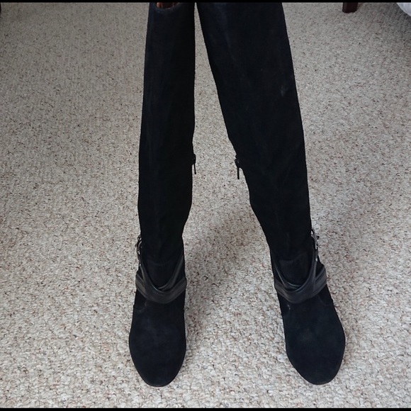 Coach Sz. 6.5 Suede & Leather Boot - Picture 2 of 7